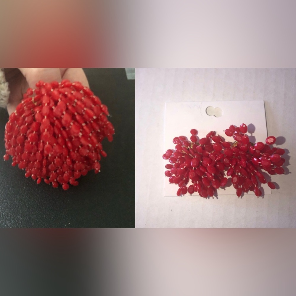 3/$20 Funky Vintage clip on earrings and pin